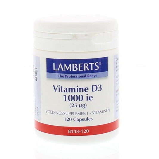 Lamberts Vitamine D3 1000IE 25 mcg 120ca