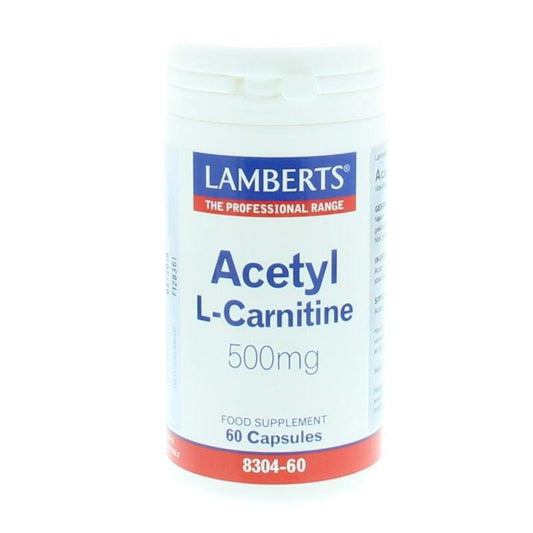 Lamberts Acetyl l-carnitine 500 mg 60ca