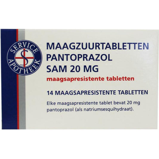 Service Apotheek Pantoprazol 20 mg 14st