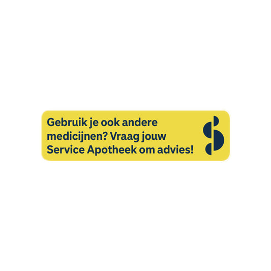 Service Apotheek Sticker gebruikt u nog andere geneesmiddelen 200st 1rol