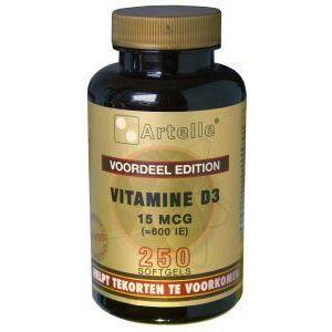 Artelle Vitamine D3 15 mcg 250sft