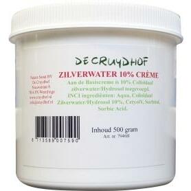 Cruydhof Zilverwater creme 10% 500g