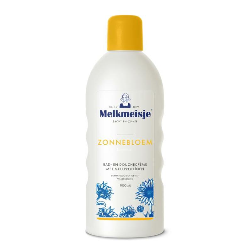 Melkmeisje Bad en douche zonnebloem melk 1000ml