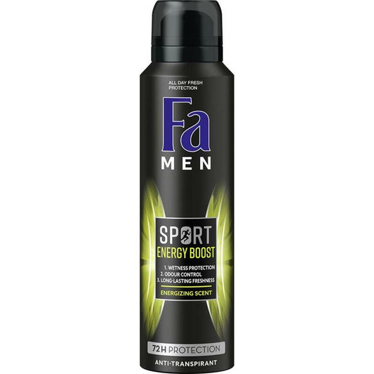 FA Men deodorant spray sport double power boost 150ml