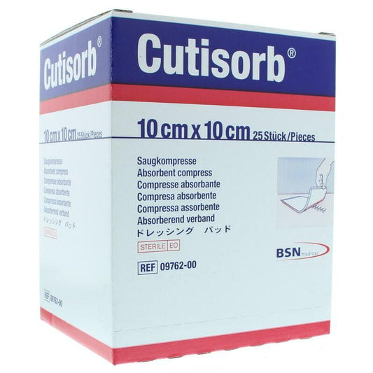 Cutisorb Steriel 10 x 10 cm 25st