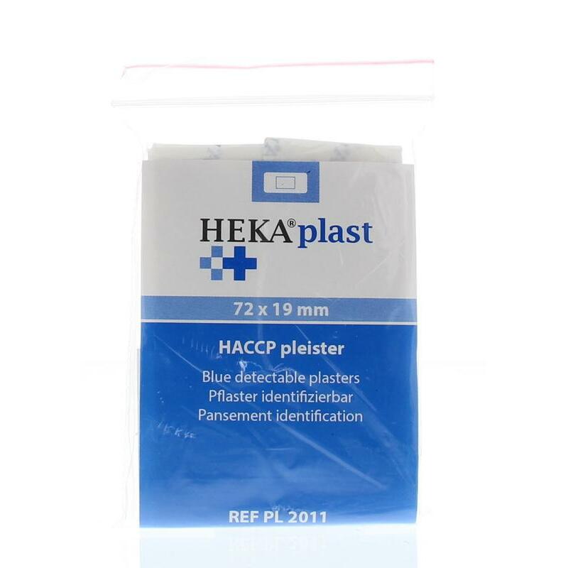 Heka HACCP pleisters blauw 72 x 19 mm 25st