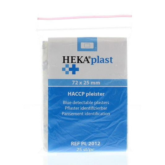 Heka Pleisters blauw 72 x 25 mm 25st