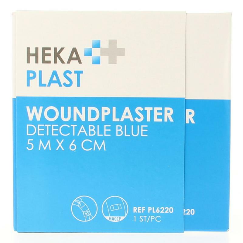 Hekaplast Dispenser 5 m x 6 cm detectable 1st