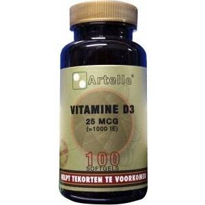Artelle Vitamine D3 25 mcg 100sft