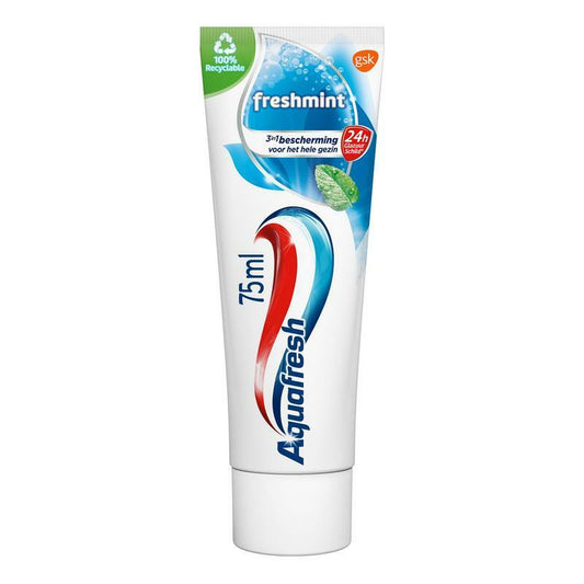 Aquafresh Tandpasta 3-voudige bescherming freshmint 75ml