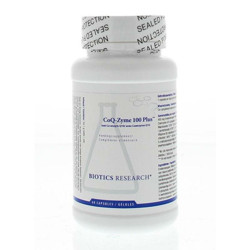 Biotics CoQ zyme 100 plus 100 mg 60ca