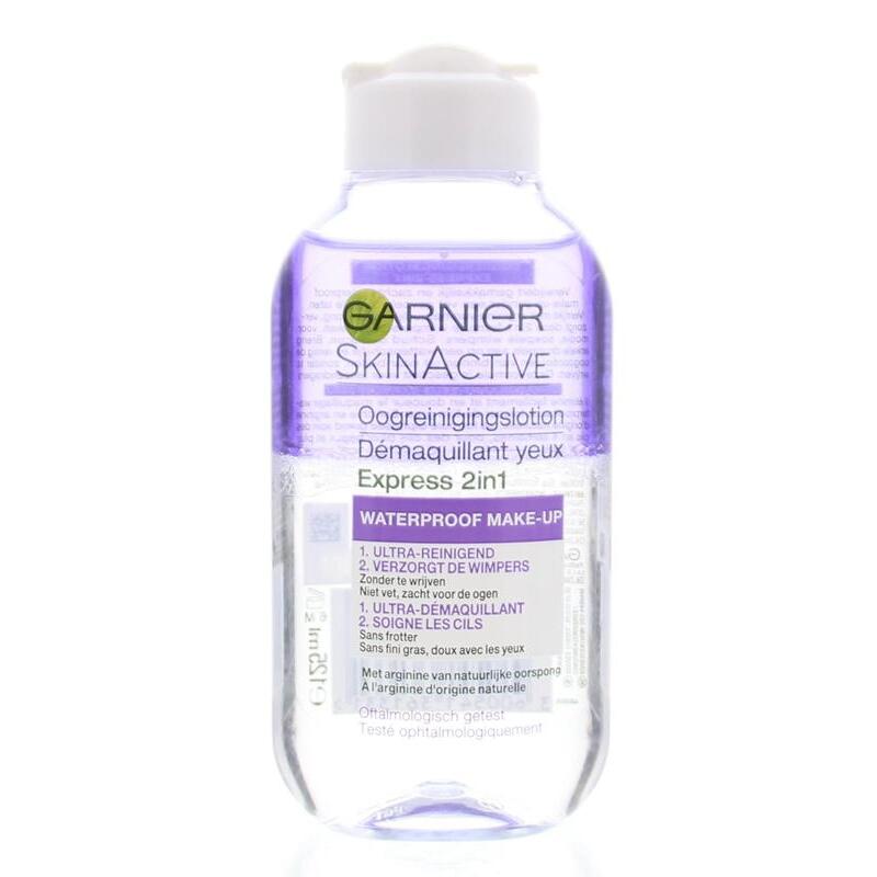 Garnier Skin naturals express oogreinigingslotion 2-in-1 125ml