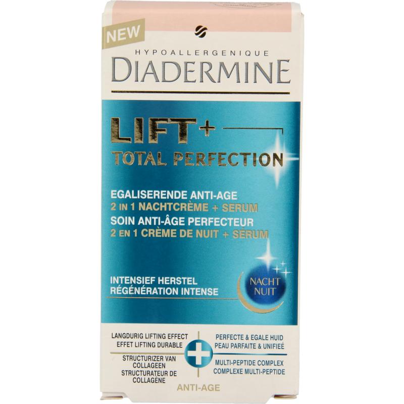 Diadermine Lift+ perfect total perfection night cream & serum 50ml