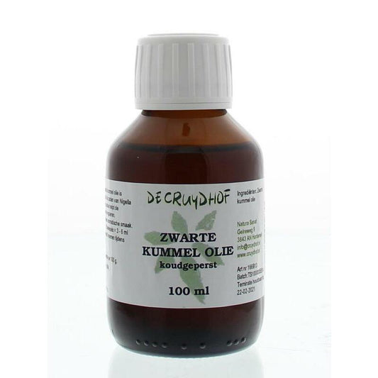 Cruydhof Zwarte kummel olie koudgeperst 100ml