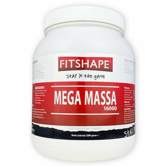 Fitshape Mega 16000 I banaan 1200g