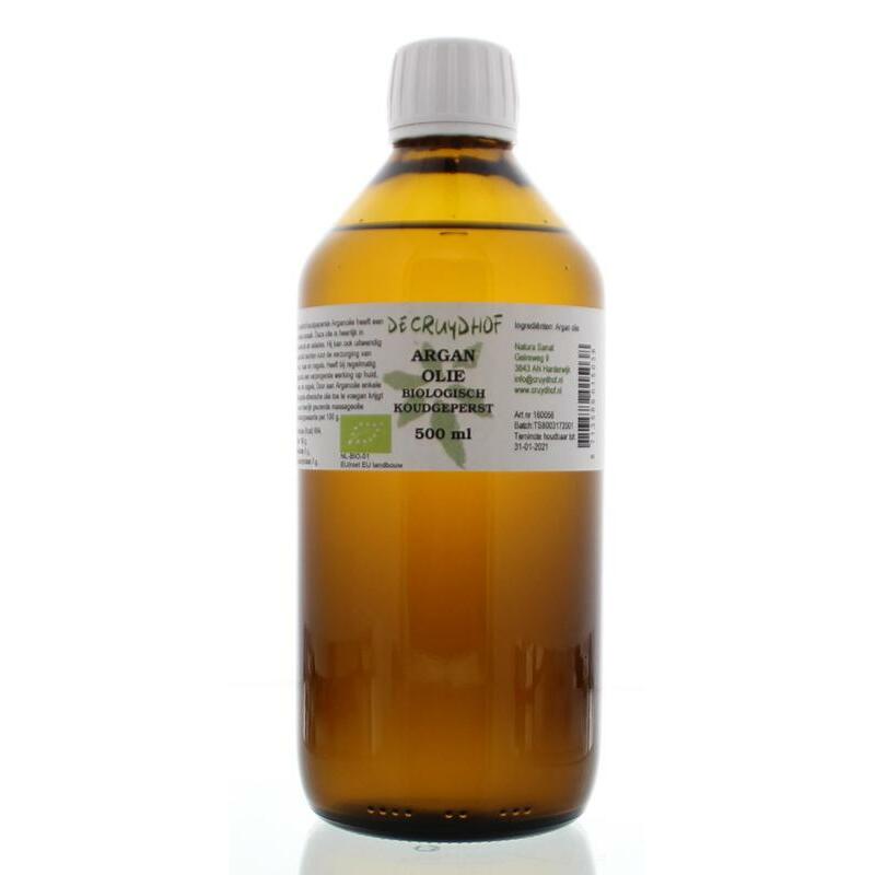 Cruydhof Argan olie koudgeperst bio 500ml