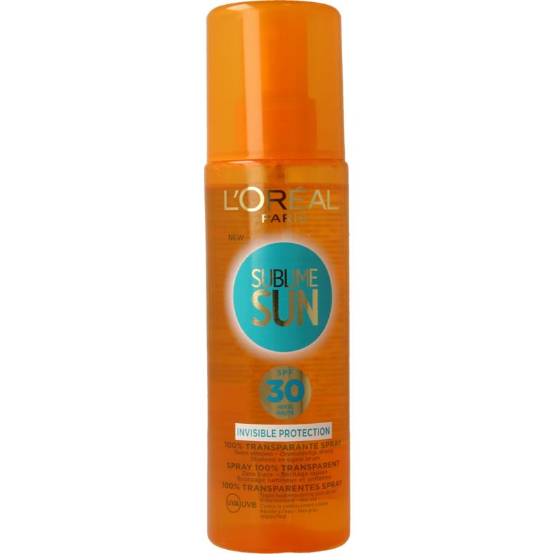 Loreal Sublime sun invisible protect SPF30 200ml