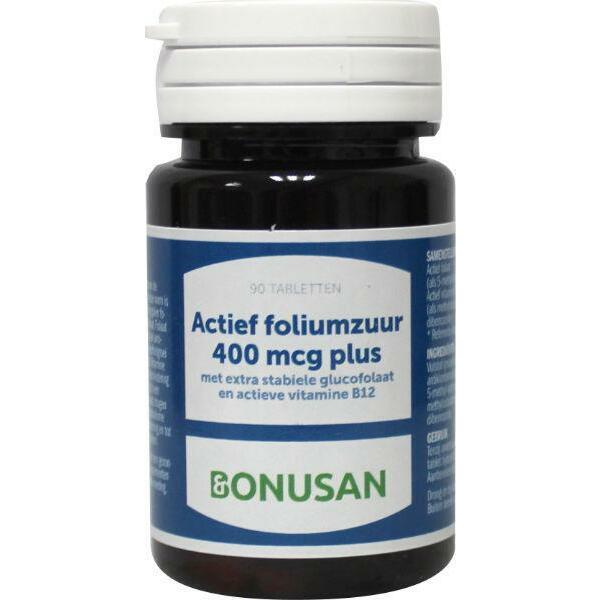 Bonusan Foliumzuur actief 400 mcg plus 90tb
