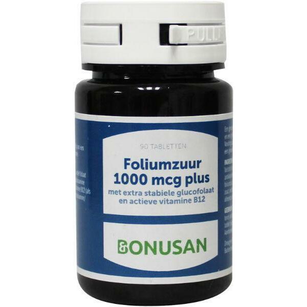 Bonusan Foliumzuur 1000 mcg plus 90tb