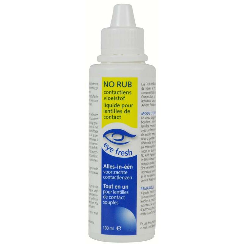 Eyefresh No rub alles in een vloeistof zachte lenzen 100ml