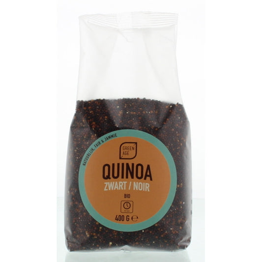 Greenage Quinoa zwart bio 400g