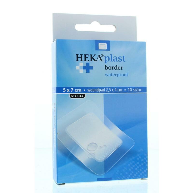 Heka Klein Eilandpleister 5 cm x 7 cm waterbestendig 10st