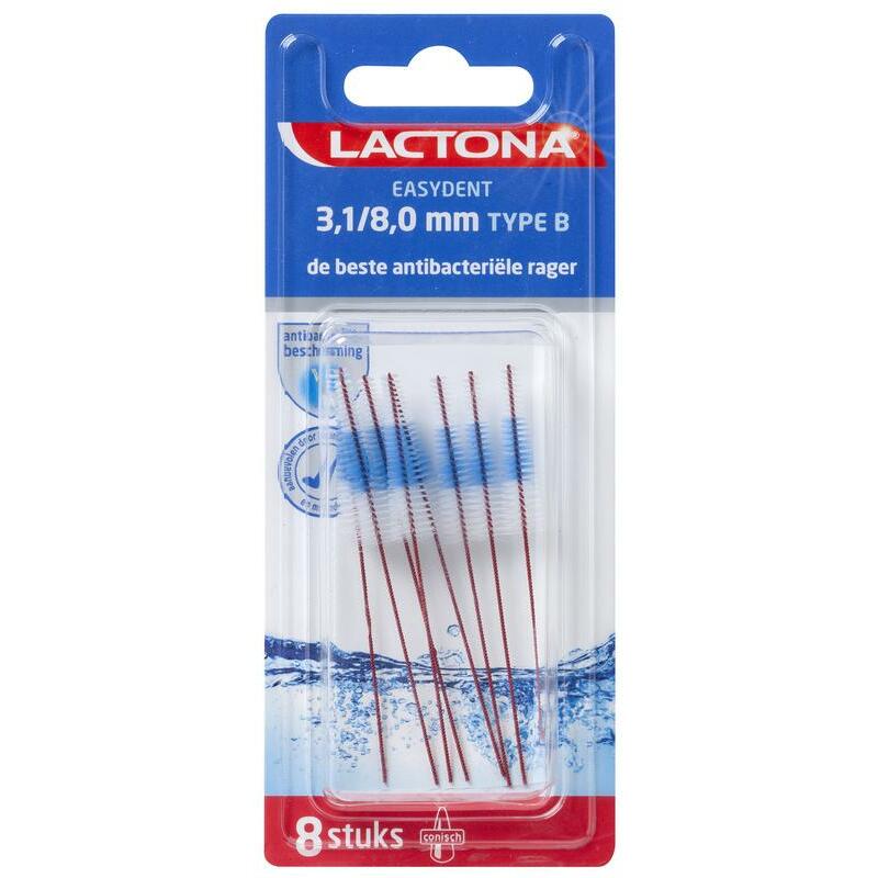 Lactona Easydent B 3.1-8 mm zonder houdertje 8st