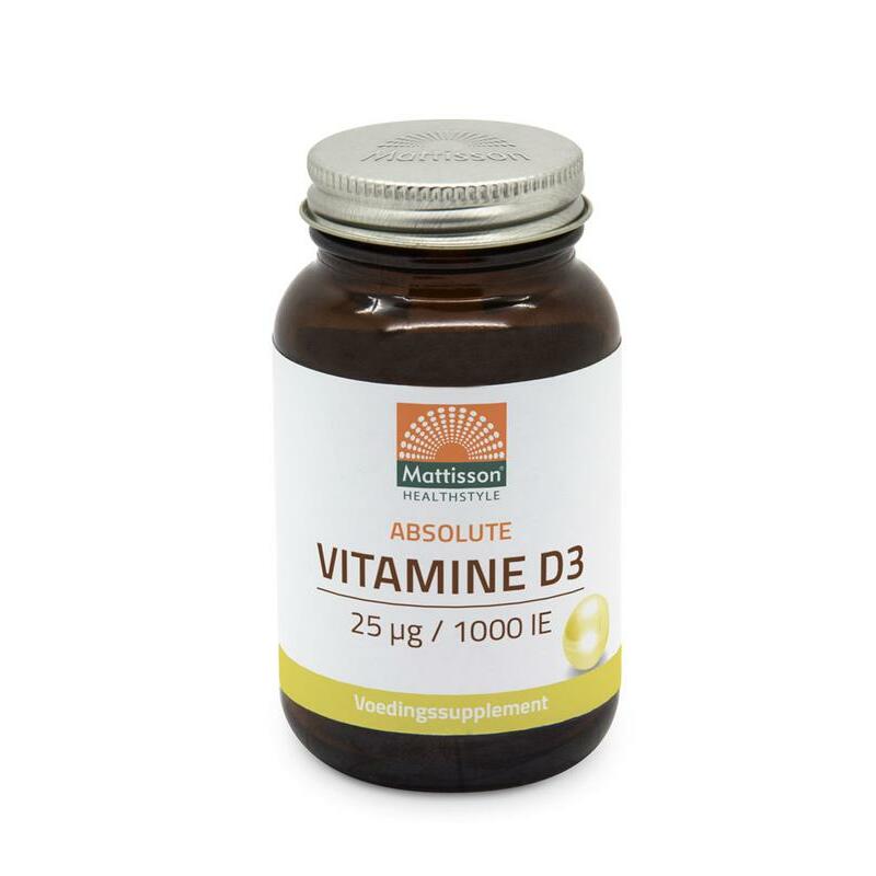 Mattisson Absolute Vitamine D3 25 mcg / 1.000 IU 300tb