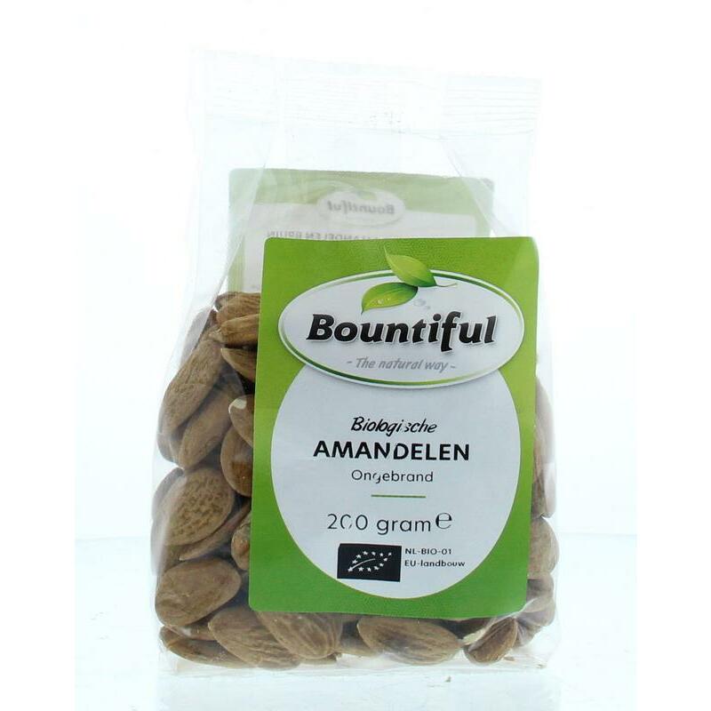 Bountiful Amandelen ongebrand bio 200g