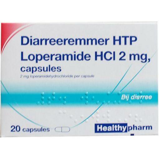 Healthypharm Loperamide 2mg diarreeremmer 20ca
