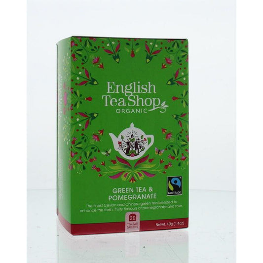 English Tea Shop Green tea pomegranate bio 20bui