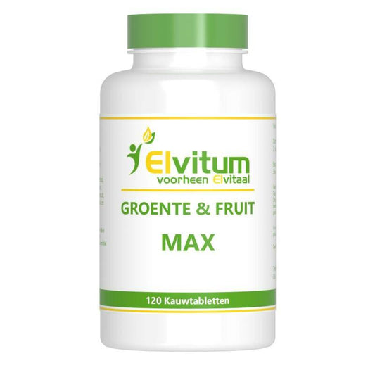 Elvitaal/elvitum Groente en fruit max 120st