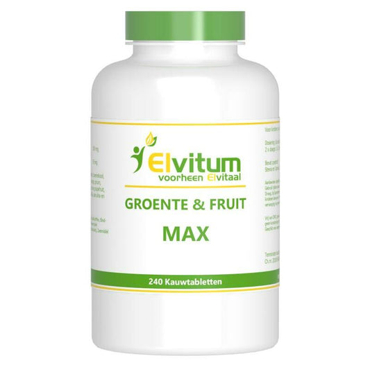 Elvitaal/elvitum Groente en fruit max 240st