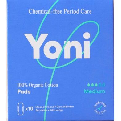 Yoni Maandverband medium met wings 10st