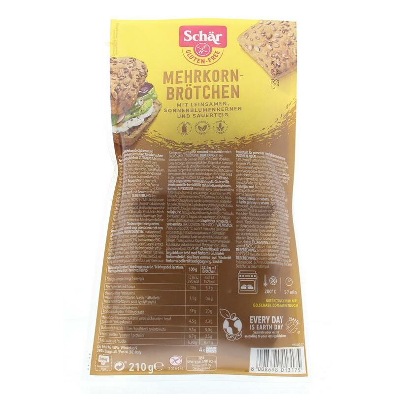 Dr Schar Meergranenbroodjes 210g