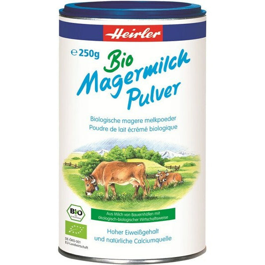 Heirler Magere melkpoeder bio 250g