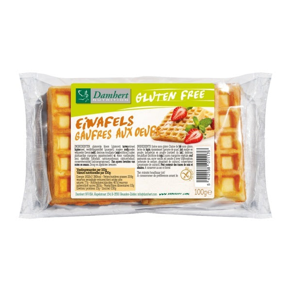 Damhert Eiwafels glutenvrij 100g