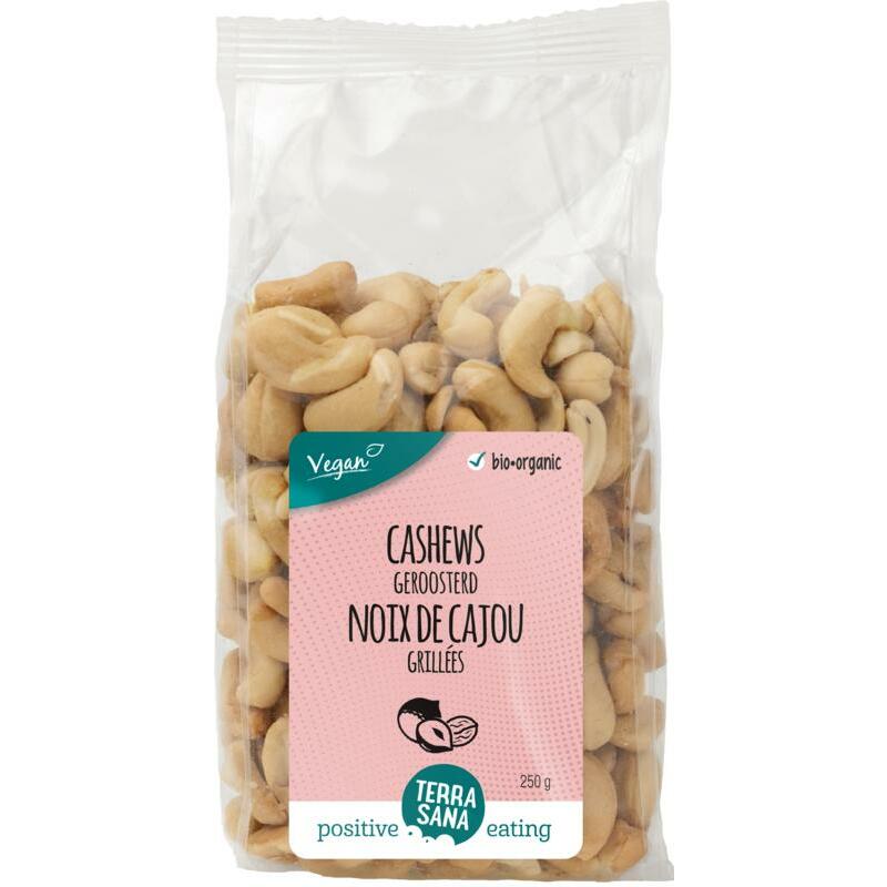 Terrasana Cashewnoten roasted zonder zout bio 250g