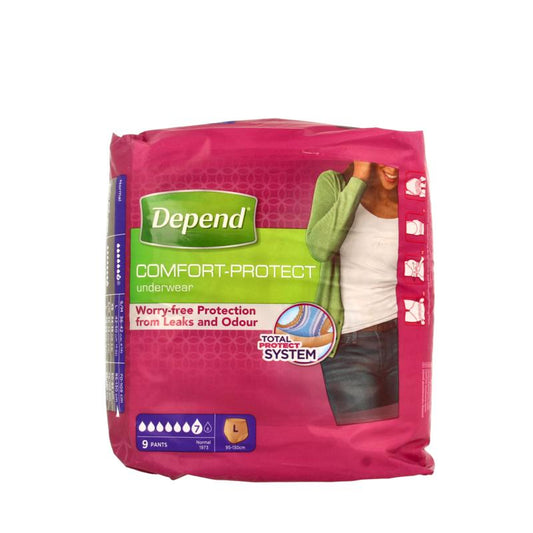 Depend Pants normal maat L 9st