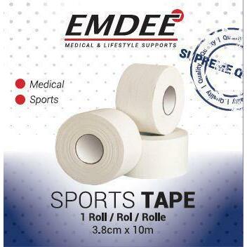 Emdee Sport tape 3.8 cm x 10 m wit 1st