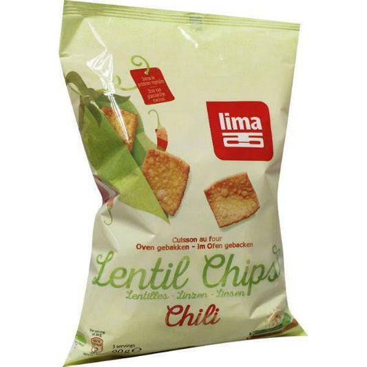 Lima Lentil linzen chips chilli bio 90g