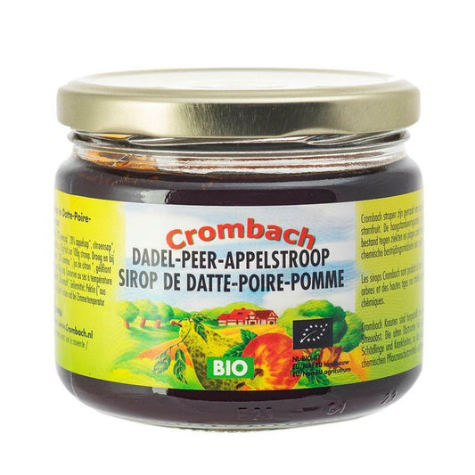 Crombach Appel-peren-dadelstroop bio 330g