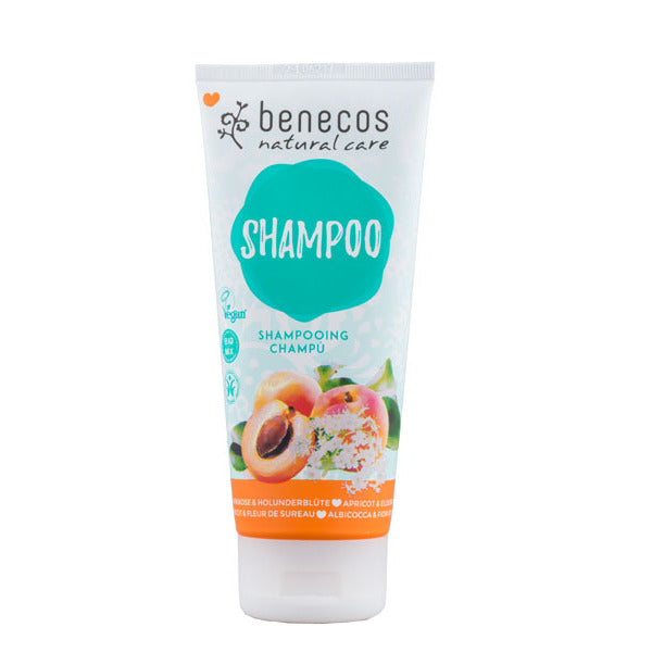 Benecos Shampoo abrikoos vlierbes vegan 200ml
