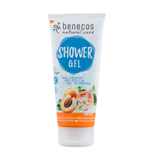 Benecos Douchegel abrikoos & vlierbes 200ml