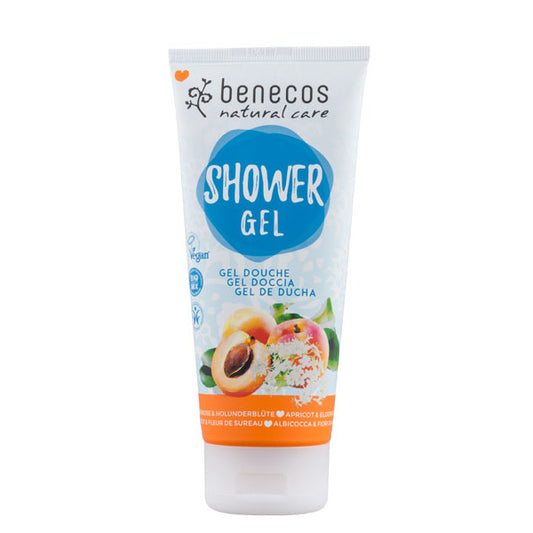 Benecos Douchegel abrikoos & vlierbes 200ml