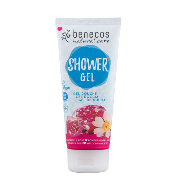 Benecos Douchegel granaatappel & roos 200ml