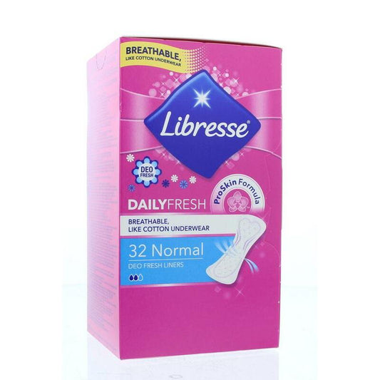 Libresse Inlegkruisjes daily fresh normaal deo fresh 32st