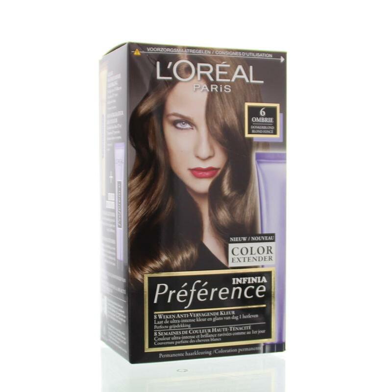Loreal Preference 6.0 ombrie donker blond 1set