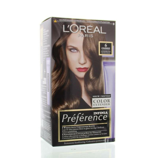 Loreal Preference 6.0 ombrie donker blond 1set