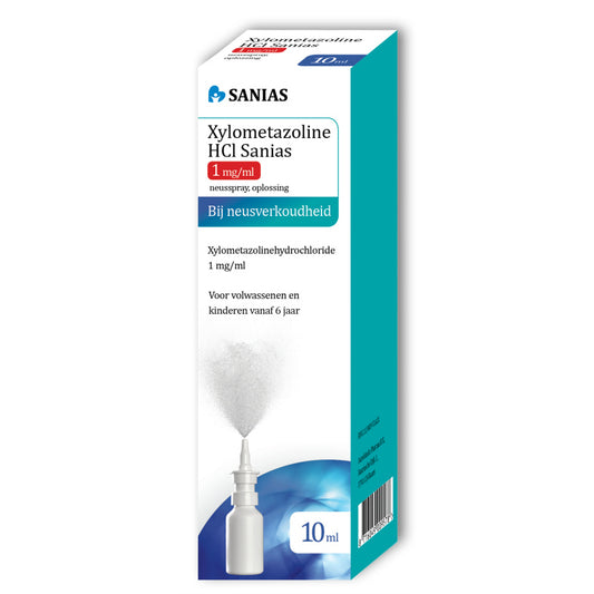Sanias Xylometazoline HCI 1mg spray 10ml